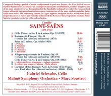 Camille Saint-Saens (1835-1921): Cellokonzerte Nr.1 &amp; 2, CD