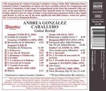 Andrea Gonzalez Caballero, Gitarre, CD
