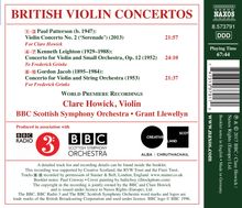 Clare Howick - British Violin Concertos, CD