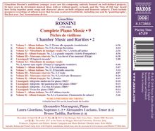Gioacchino Rossini (1792-1868): Kammermusik &amp; Raritäten Vol.2, CD