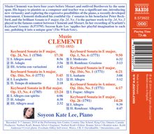 Muzio Clementi (1752-1832): Klaviersonaten, CD