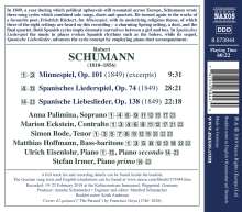 Robert Schumann (1810-1856): Spanisches Liederspiel op.74, CD
