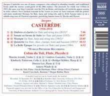 Jacques Casterede (1926-2014): Sämtliche Werke mit Flöte Vol.2, CD