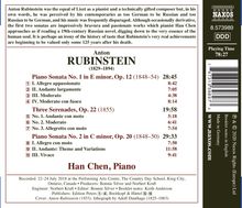 Anton Rubinstein (1829-1894): Klaviersonaten Nr.1 &amp; 2, CD