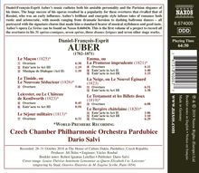 Daniel-Francois-Esprit Auber (1782-1871): Ouvertüren Vol.1, CD