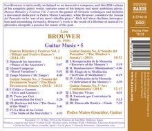 Leo Brouwer (geb. 1939): Gitarrenwerke Vol.5, CD