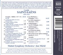 Camille Saint-Saens (1835-1921): Ballettmusik aus "Ascanio", CD