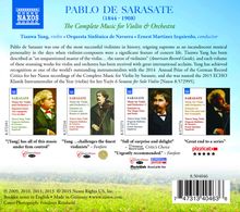 Pablo de Sarasate (1844-1908): Sämtliche Werke für Violine &amp; Orchester, 4 CDs
