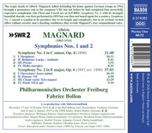Alberic Magnard (1865-1914): Symphonien Nr.1 &amp; 2, CD