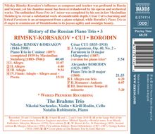 History of the Russian Piano Trio Vol. 3, CD