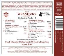 Paul Wranitzky (1756-1808): Orchesterwerke Vol.2, CD