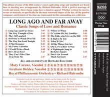 Mary Carewe - Long ago and far away (Classic Songs of Love and Romance), CD