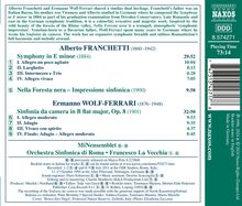 Alberto Franchetti (1860-1942): Symphonie e-moll, CD