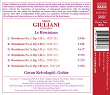 Mauro Giuliani (1781-1829): Le Rossiniane Nr.1-6, CD