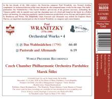 Paul Wranitzky (1756-1808): Orchesterwerke Vol.4, CD