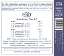 Marcel Poot (1901-1988): Symphonien Nr.1-7, 2 CDs