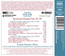 Antonio Soler (1729-1783): Klaviersonaten, CD