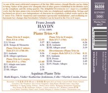Joseph Haydn (1732-1809): Klaviertrios Vol.8, CD