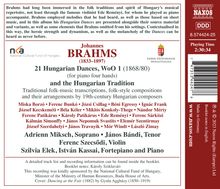 Johannes Brahms (1833-1897): Ungarische Tänze Nr.1-21, 2 CDs