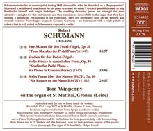 Robert Schumann (1810-1856): Orgelwerke, CD