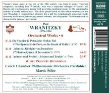 Paul Wranitzky (1756-1808): Orchesterwerke Vol.6, CD