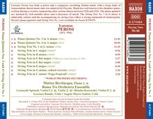 Lorenzo Perosi (1872-1956): Klavierquintette Nr.3 &amp; 4, CD