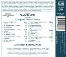 Claudio Santoro (1919-1989): Sämtliche Klaviersonaten, CD