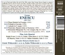 George Enescu (1881-1955): Frühe Kammermusik, CD