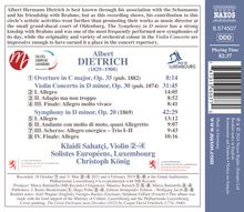 Albert Dietrich (1829-1908): Symphonie d-moll op.20, CD
