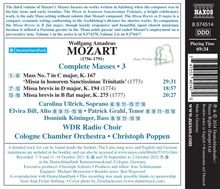 Wolfgang Amadeus Mozart (1756-1791): Sämtliche Messen Vol.3, CD