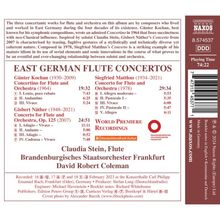 Claudia Stein - East German Flute Concertos, CD