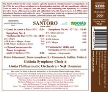 Claudio Santoro (1919-1989): Symphonien Nr.4 &amp; 6, CD