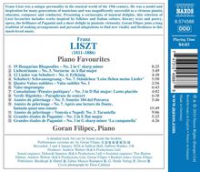 Franz Liszt (1811-1886): Klavierwerke "Piano Favourites", CD