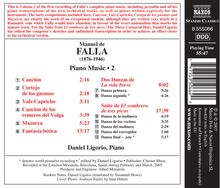 Manuel de Falla (1876-1946): Klavierwerke Vol.2, CD