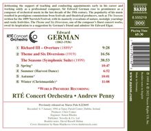 Edward German (1862-1936): Symphonische Suite "The Seasons", CD