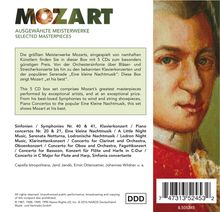 Wolfgang Amadeus Mozart (1756-1791): Mozart - Ausgewählte Meisterwerke, 5 CDs