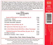 Henri Vieuxtemps (1820-1881): Werke für Viola &amp; Klavier, CD