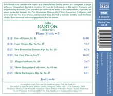 Bela Bartok (1881-1945): Klavierwerke Vol.3, CD