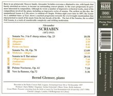 Alexander Scriabin (1872-1915): Klaviersonaten Nr.3 &amp; 10, CD