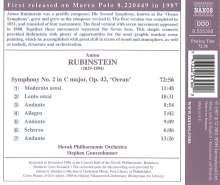 Anton Rubinstein (1829-1894): Symphonie Nr.2 "Ozean", CD