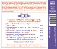 Sigismund Thalberg (1812-1871): Fantasien über Opern von Verdi,Rossini,Bellini, CD