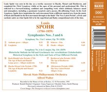 Louis Spohr (1784-1859): Symphonien Nr.3 &amp; 6, CD