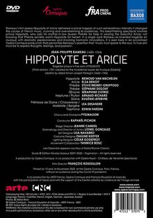 Jean Philippe Rameau (1683-1764): Hippolyte et Aricie, DVD
