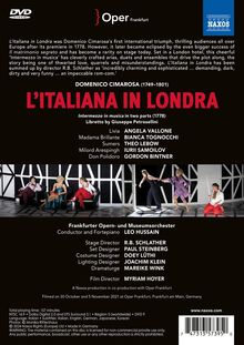 Domenico Cimarosa (1749-1801): L'Italiana in Londra, DVD