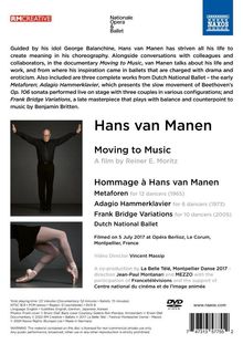 Hans Van Manen  - Hommage a Hans van Mannen, DVD