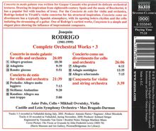 Joaquin Rodrigo (1901-1999): Orchesterwerke Vol.3, CD