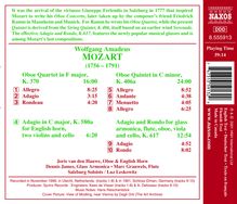 Wolfgang Amadeus Mozart (1756-1791): Oboenquartett KV 370, CD