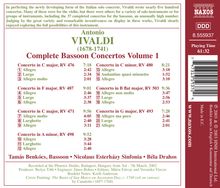 Antonio Vivaldi (1678-1741): Fagottkonzerte Vol.1, CD