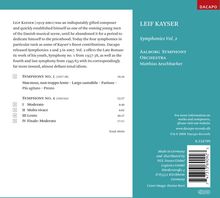 Leif Kayser (1919-2001): Symphonien Vol.2, CD