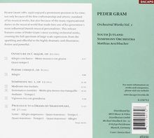 Peder Gram (1881-1956): Orchesterwerke Vol.1, CD